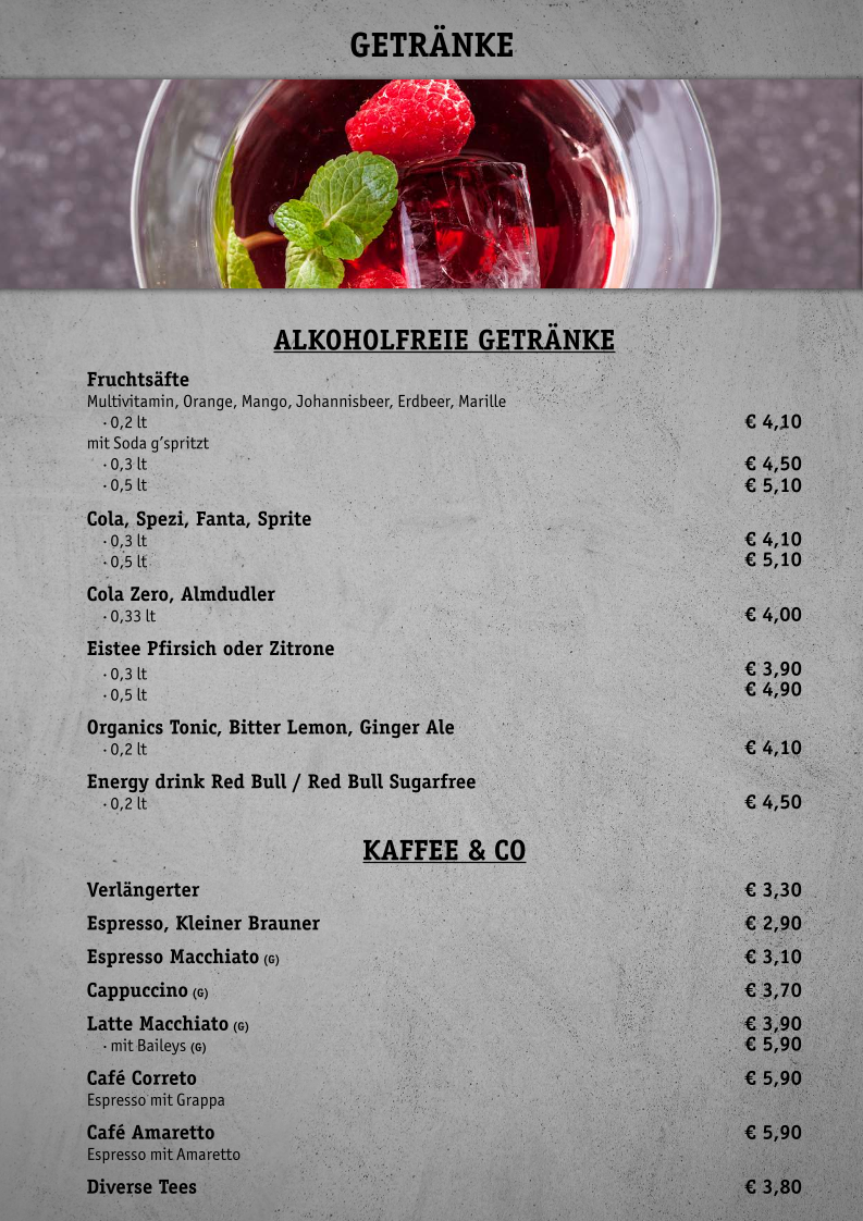 Speisekarte photo 9