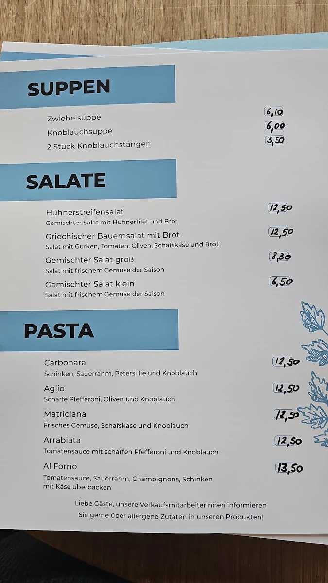 Speisekarte photo 1