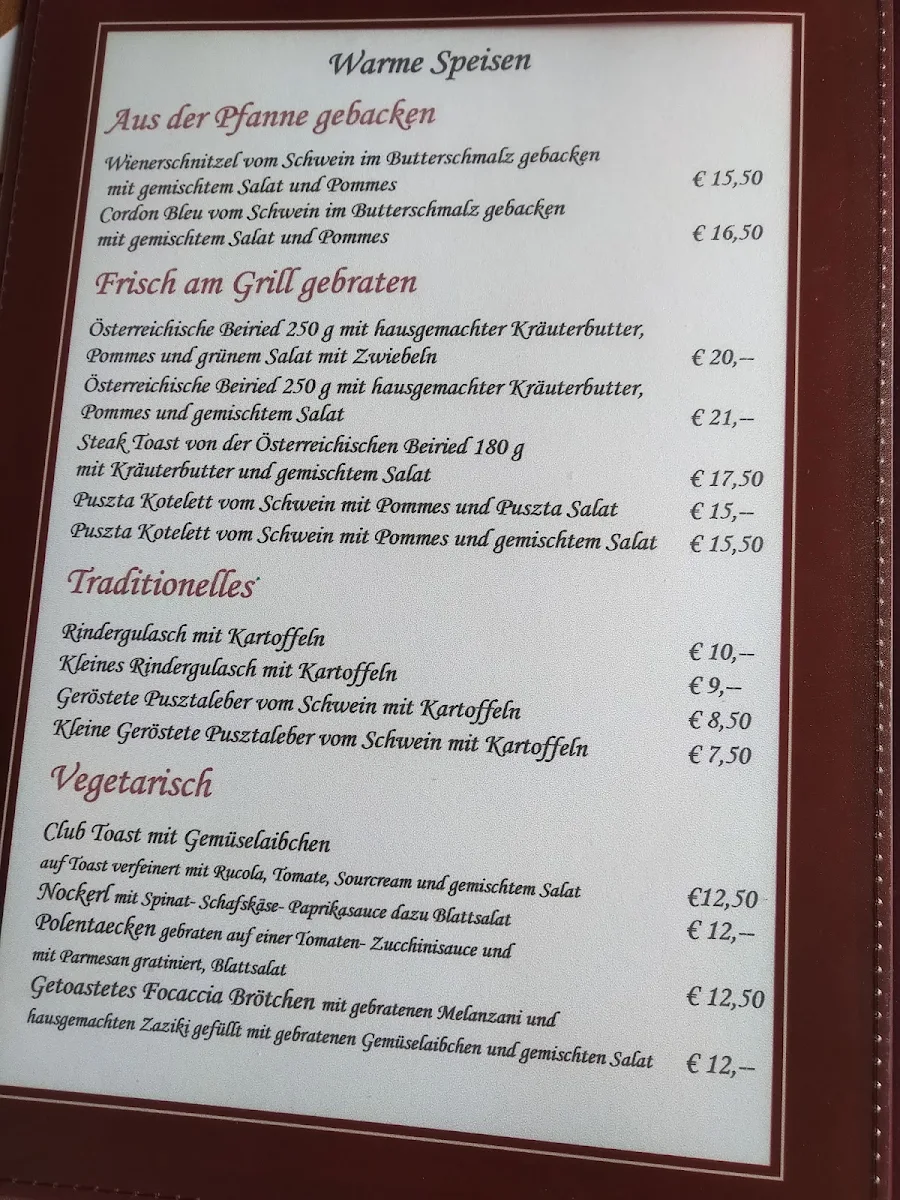 Speisekarte photo 1