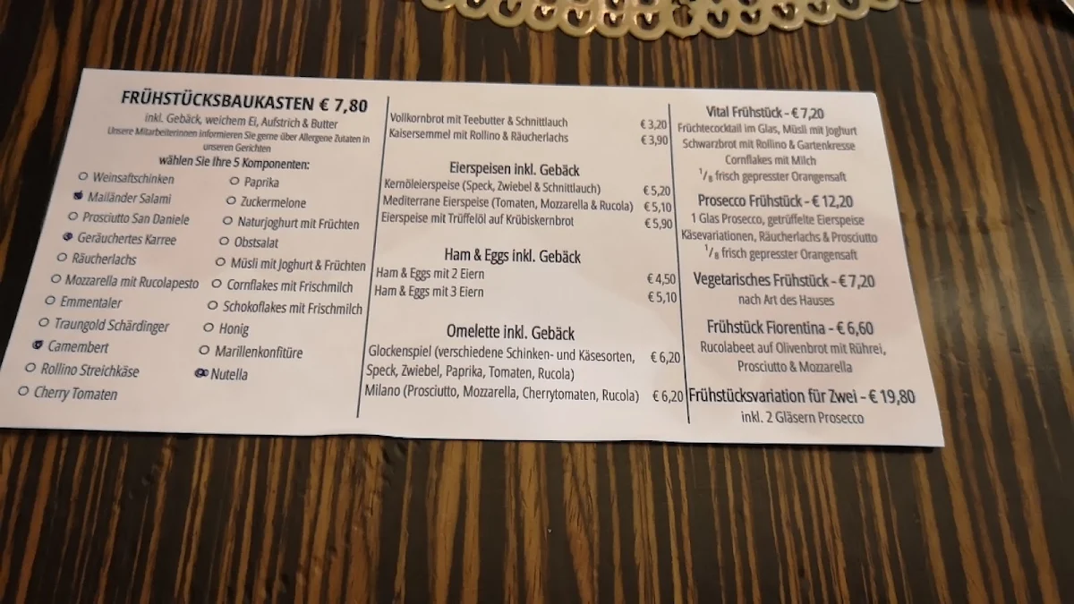 Speisekarte photo 2
