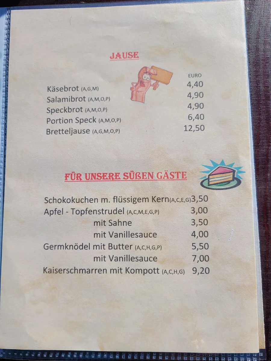 Speisekarte photo 2
