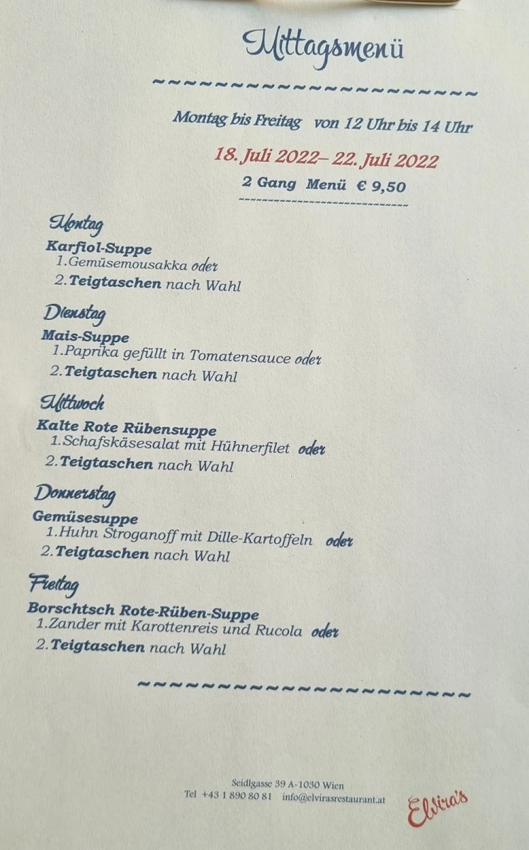 Speisekarte photo 5