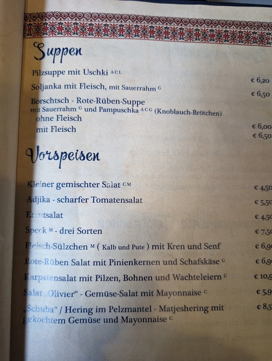 Speisekarte photo 9