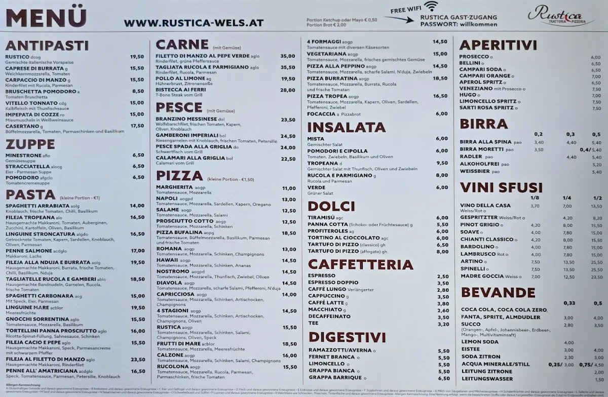 Speisekarte photo 1