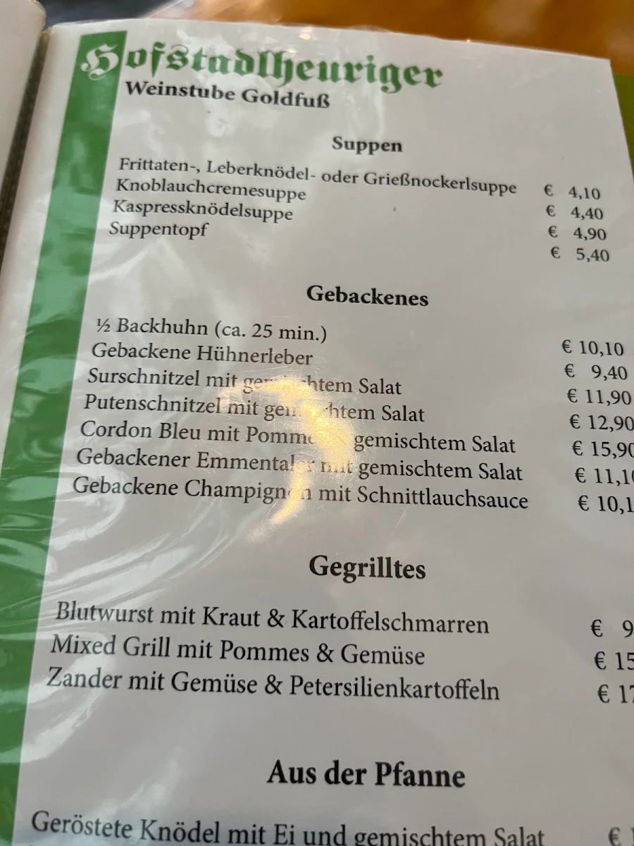 Speisekarte photo 1