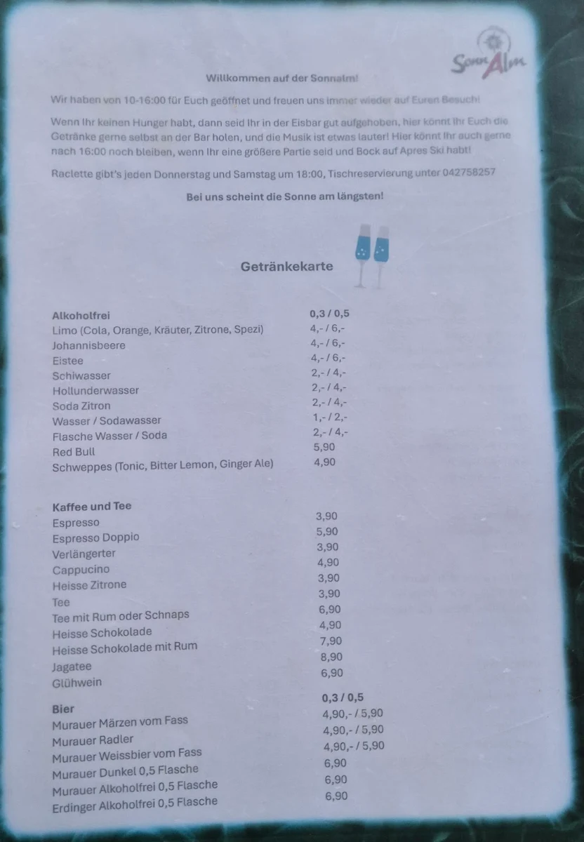 Speisekarte photo 1