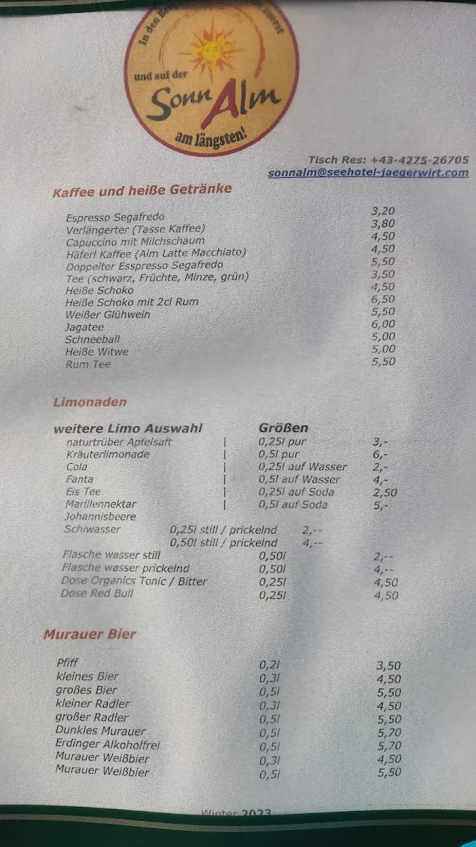 Speisekarte photo 3