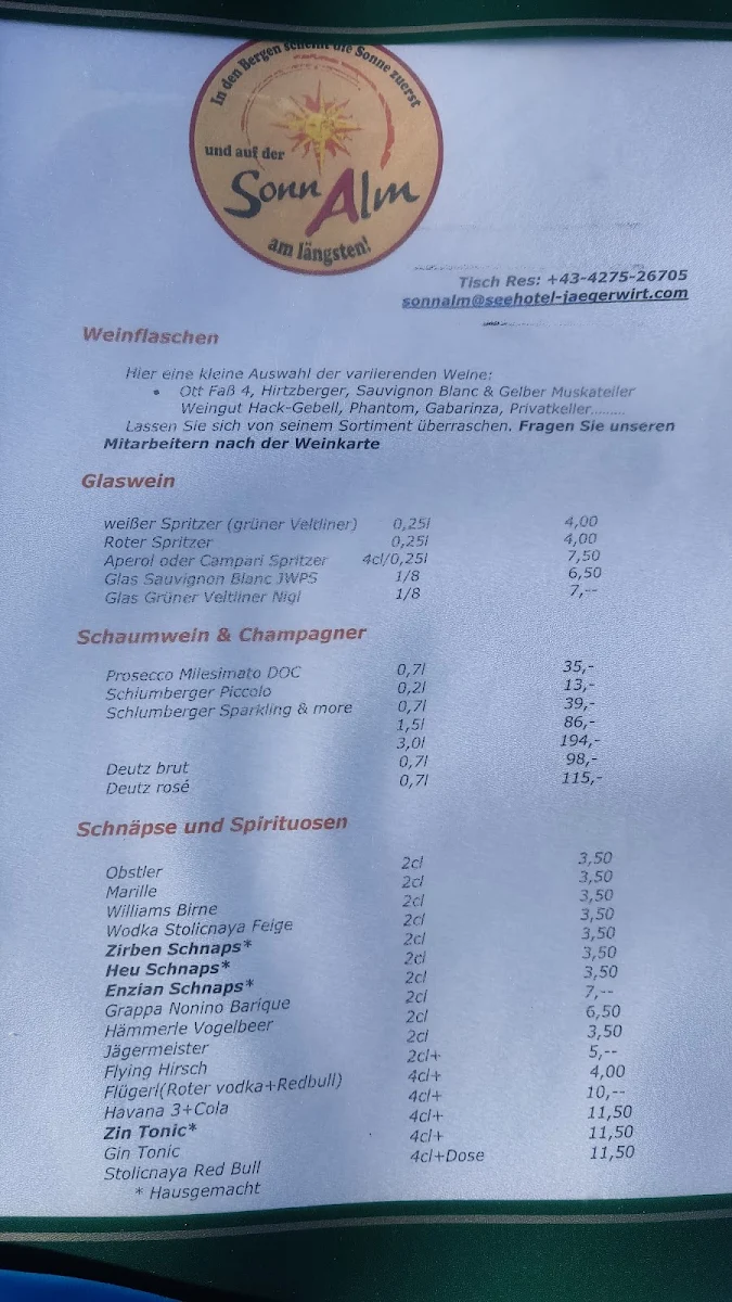 Speisekarte photo 5