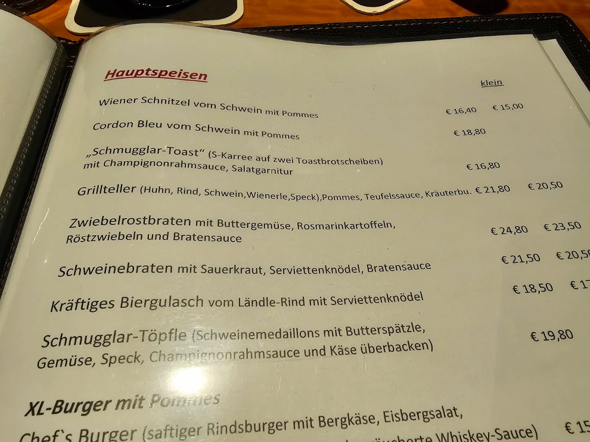 Speisekarte photo 1