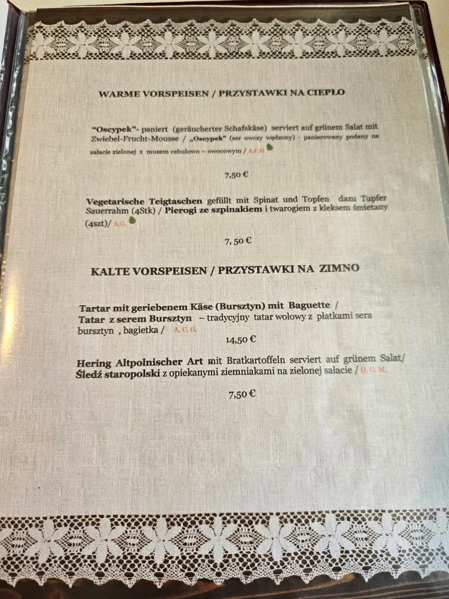 Speisekarte photo 1