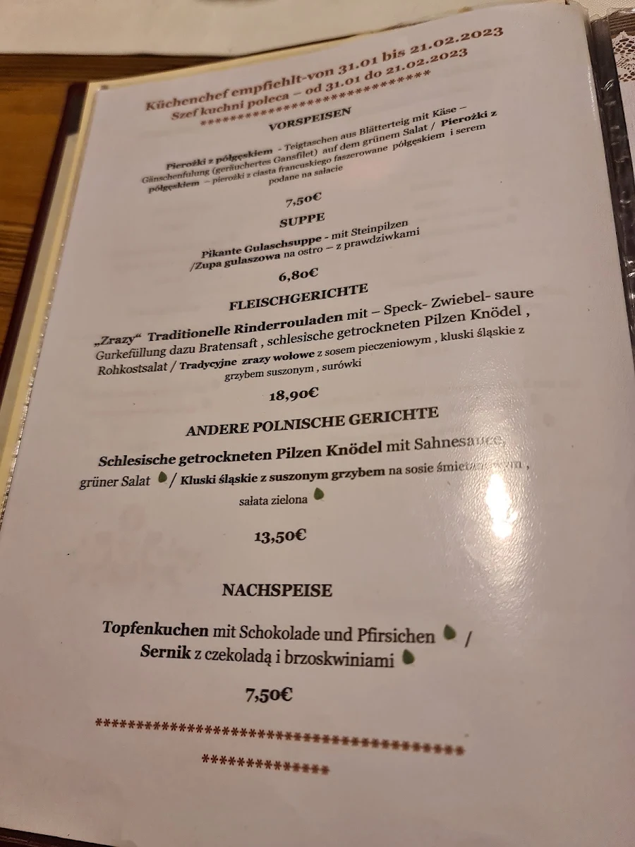 Speisekarte photo 4