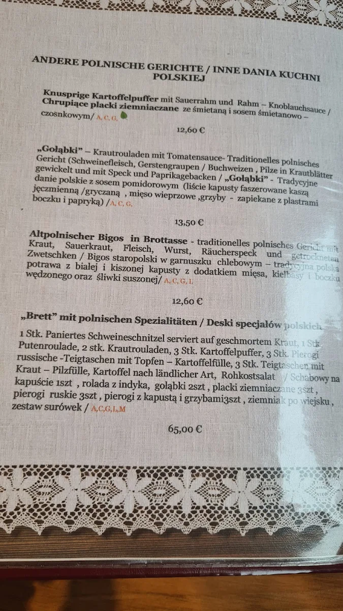 Speisekarte photo 5