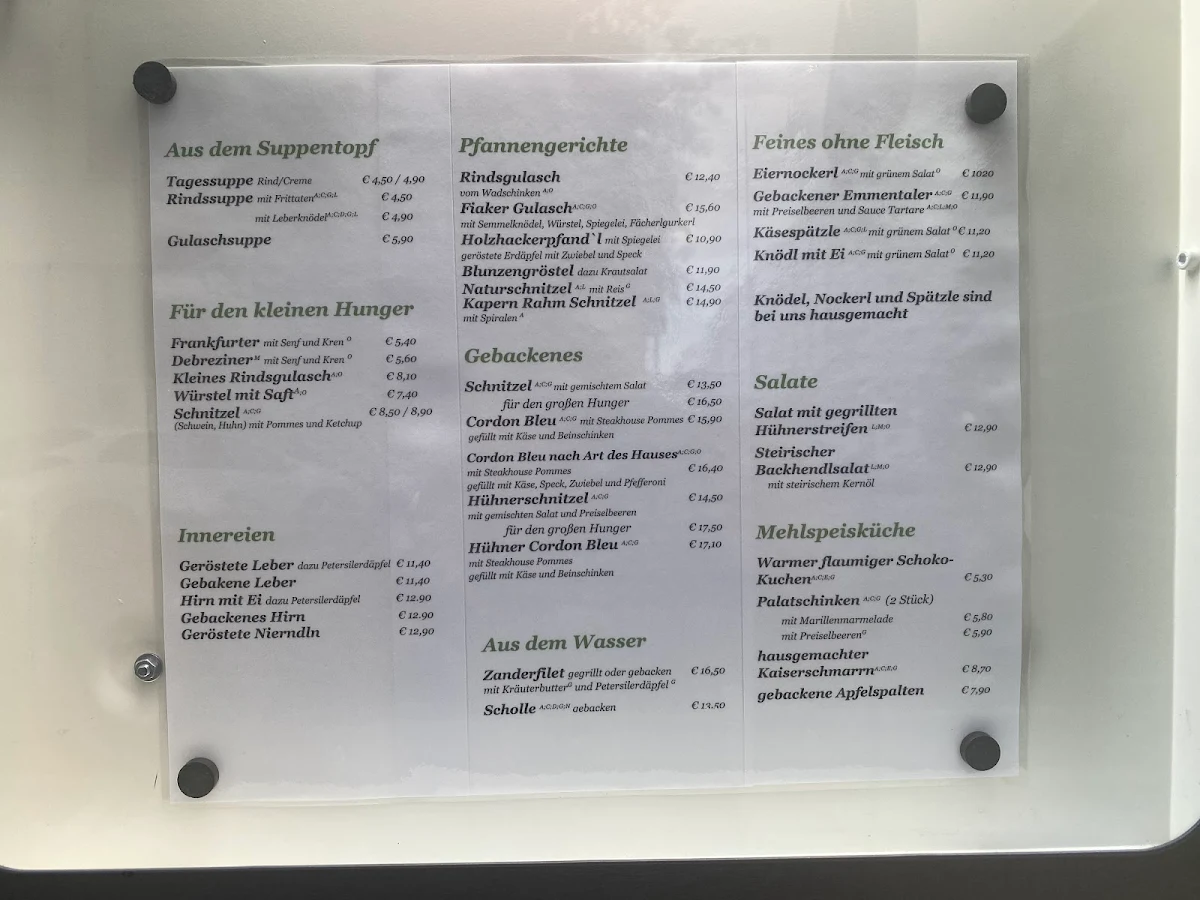 Speisekarte photo 2