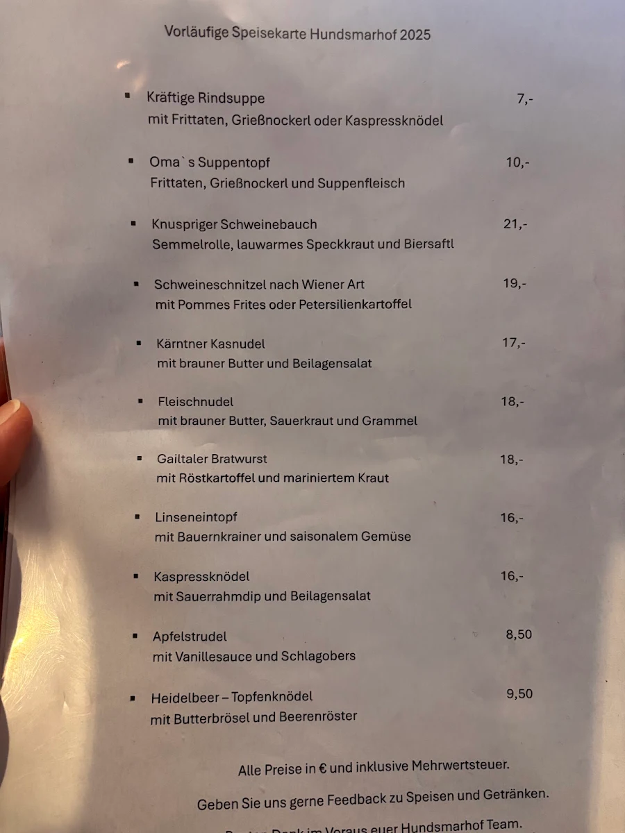 Speisekarte photo 2