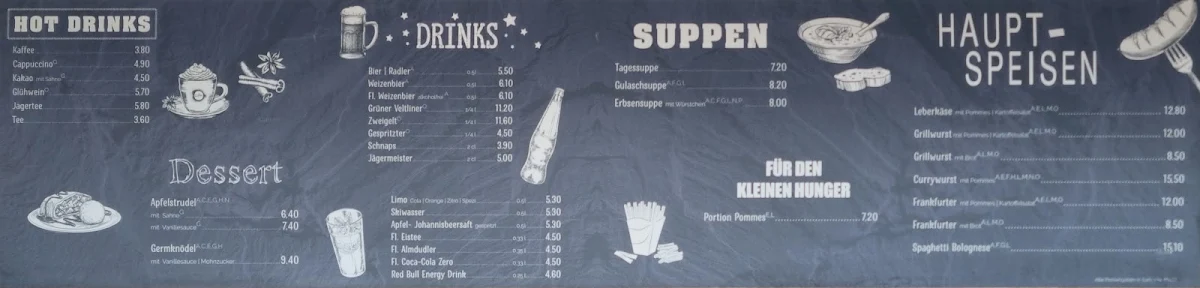 Speisekarte photo 1