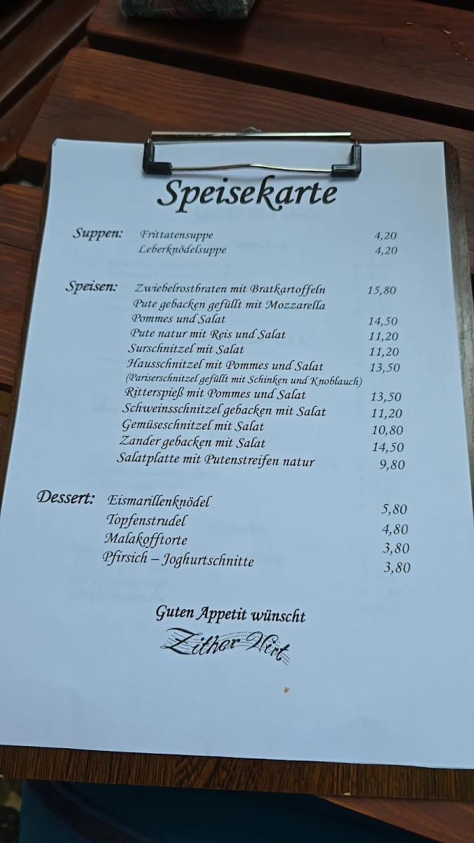 Speisekarte photo 2
