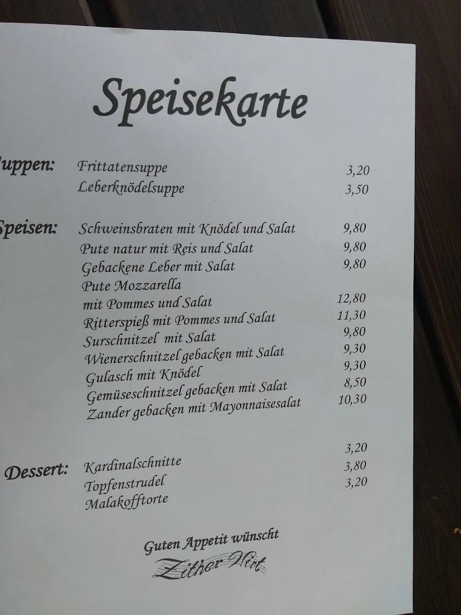 Speisekarte photo 3