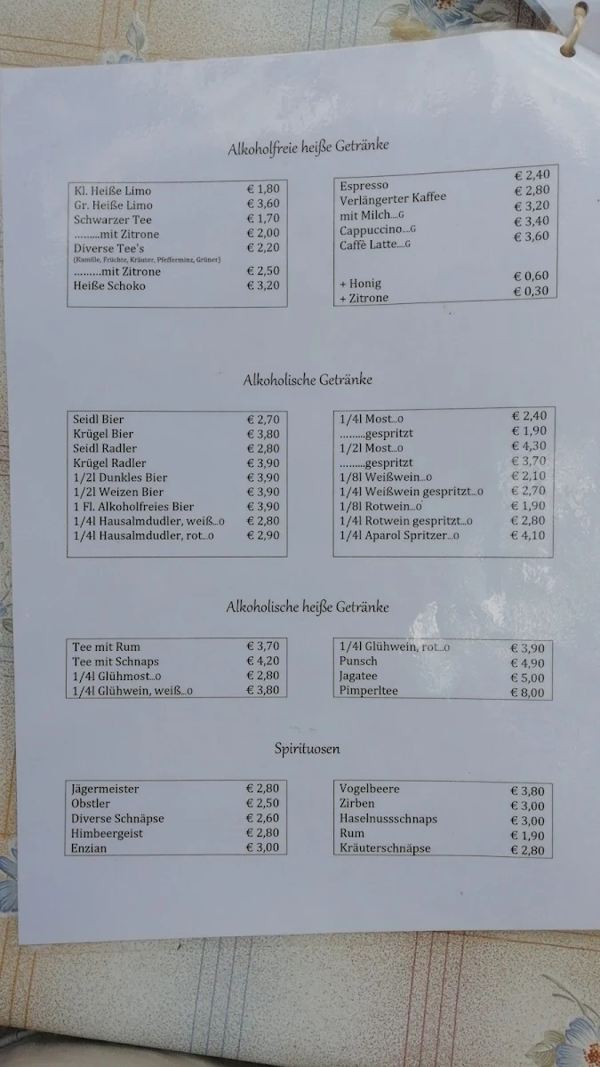Speisekarte photo 4