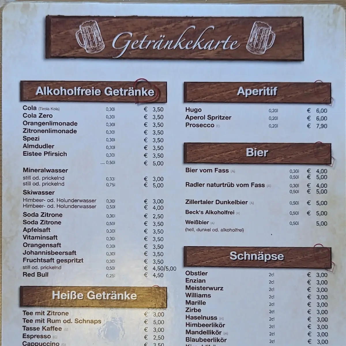 Speisekarte photo 10