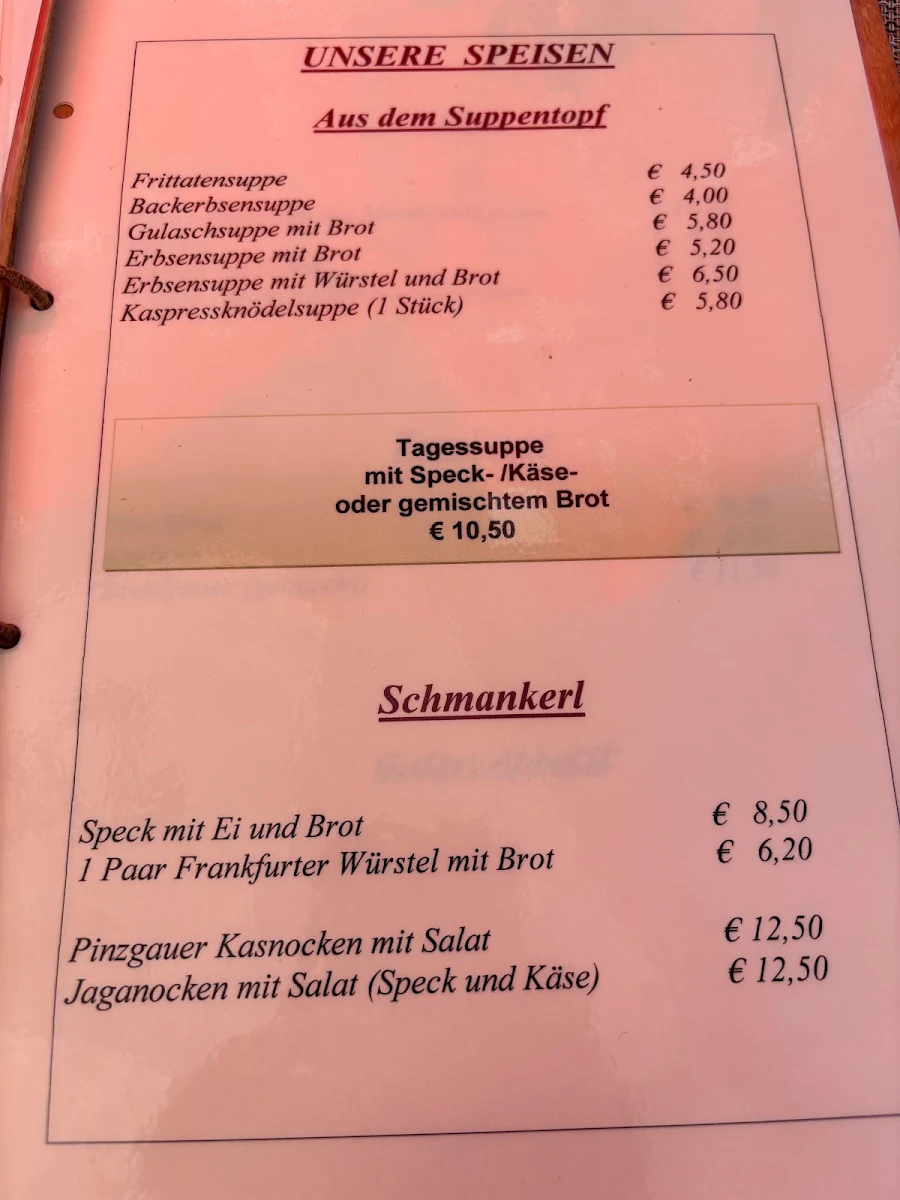 Speisekarte photo 1
