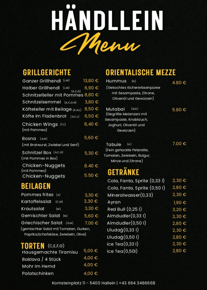 Speisekarte photo 1