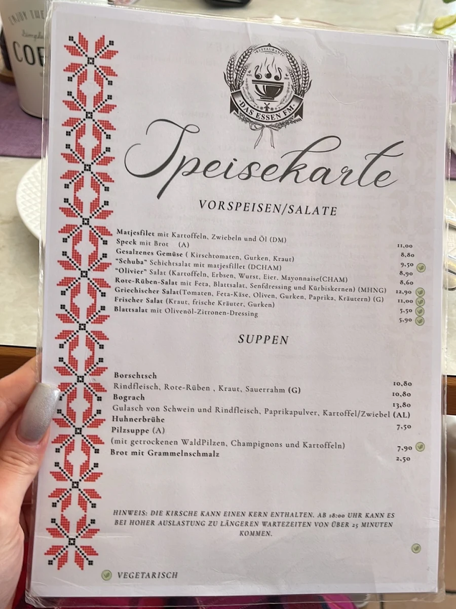 Speisekarte photo 4