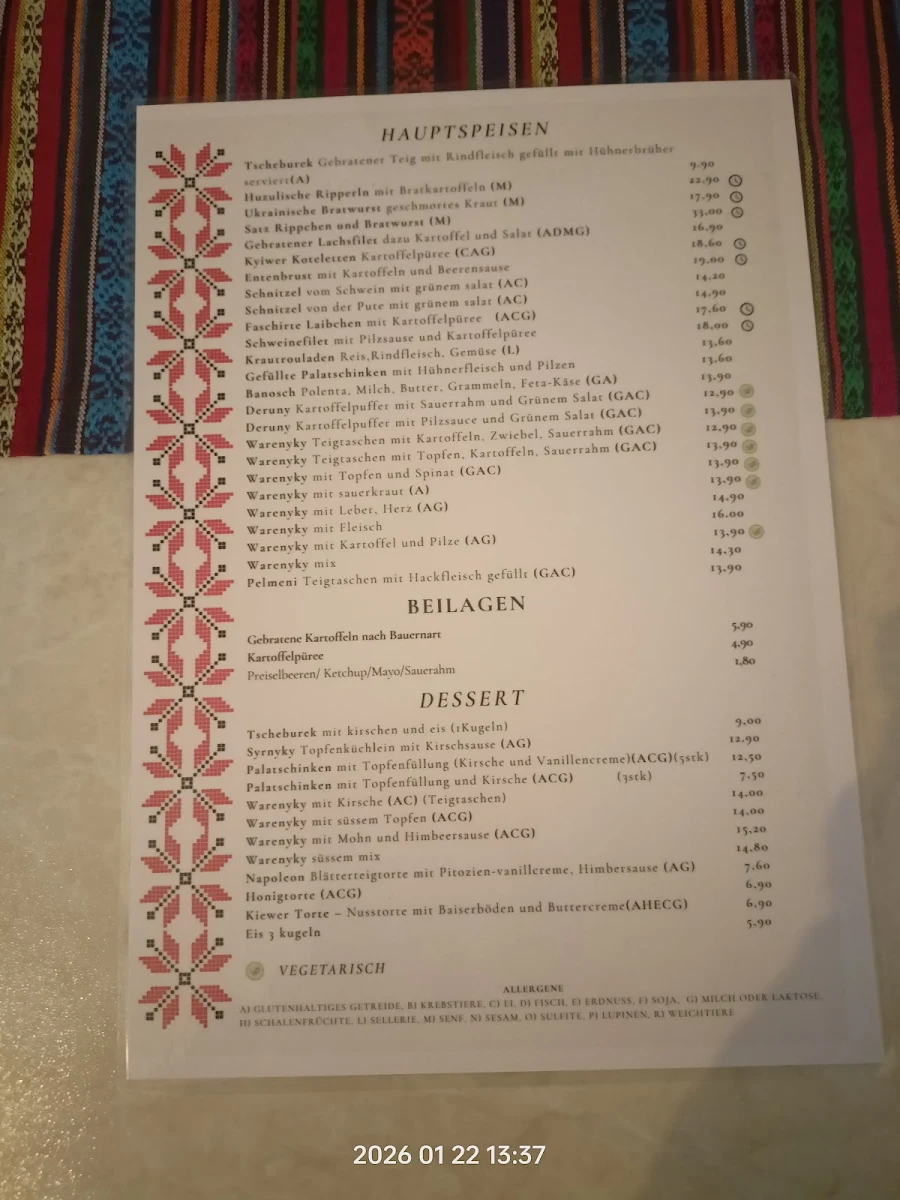 Speisekarte photo 8