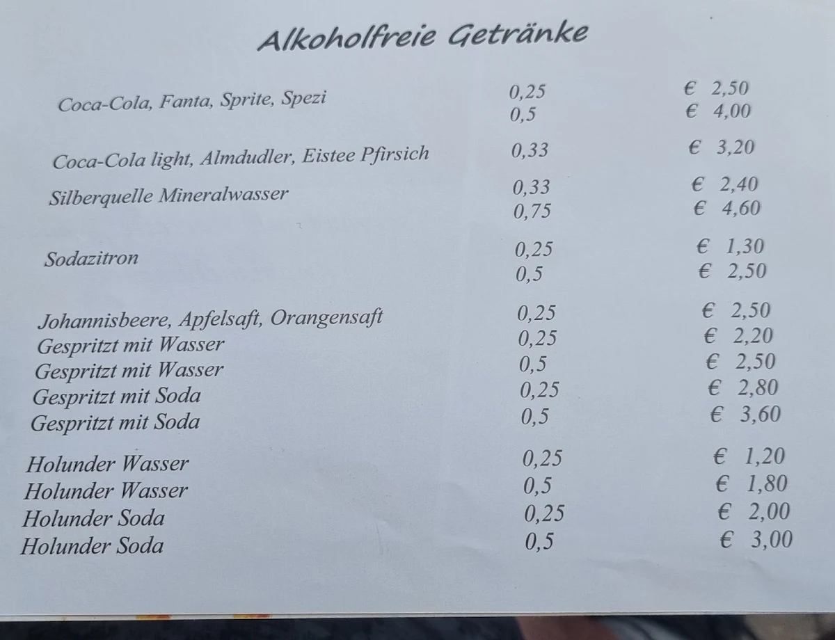 Speisekarte photo 1