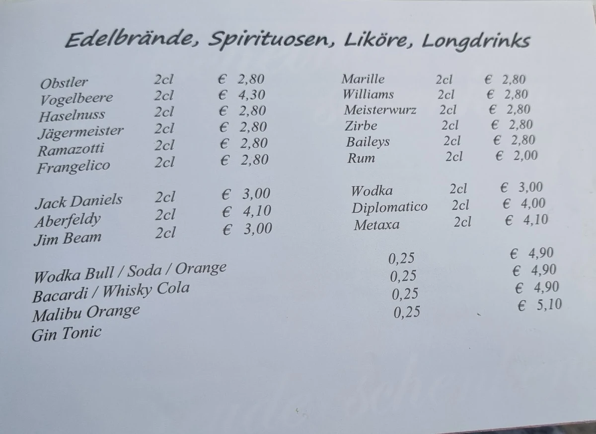 Speisekarte photo 5