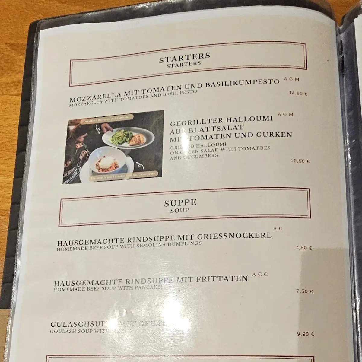 Speisekarte photo 5