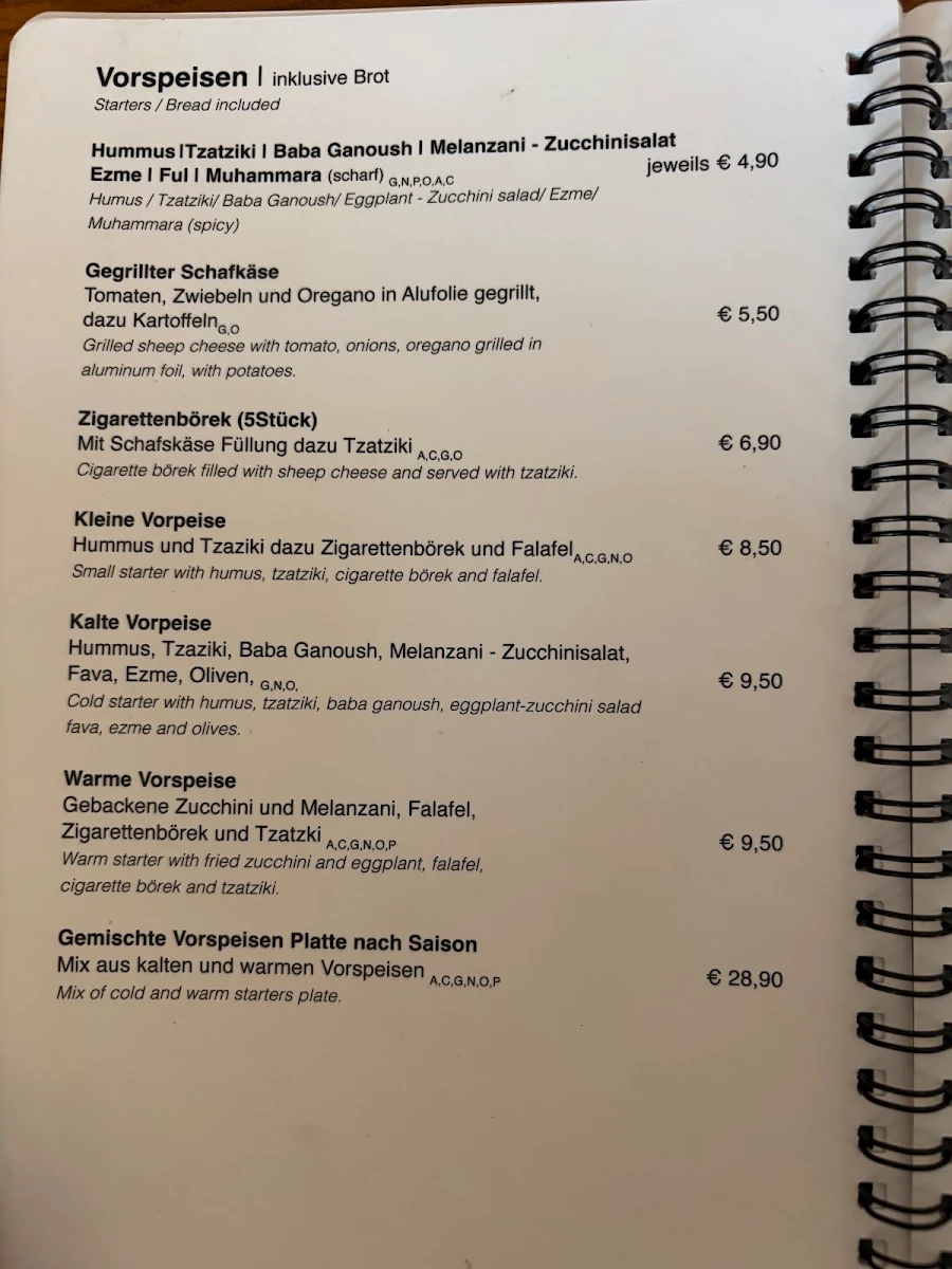 Speisekarte photo 6
