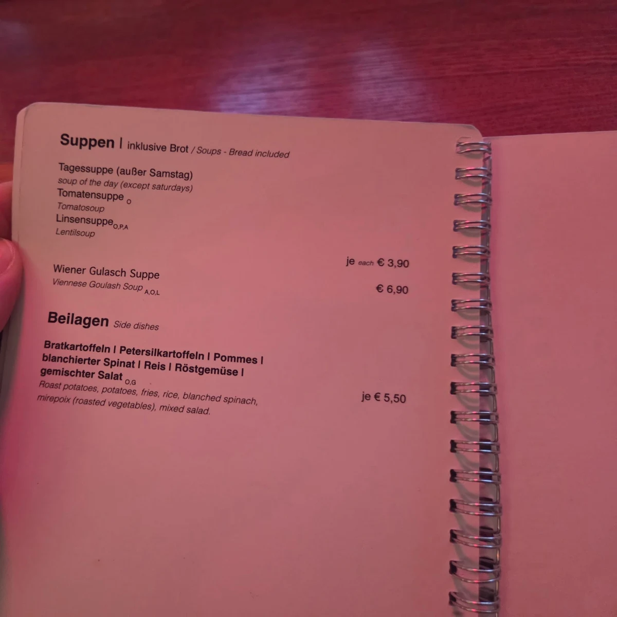 Speisekarte photo 8
