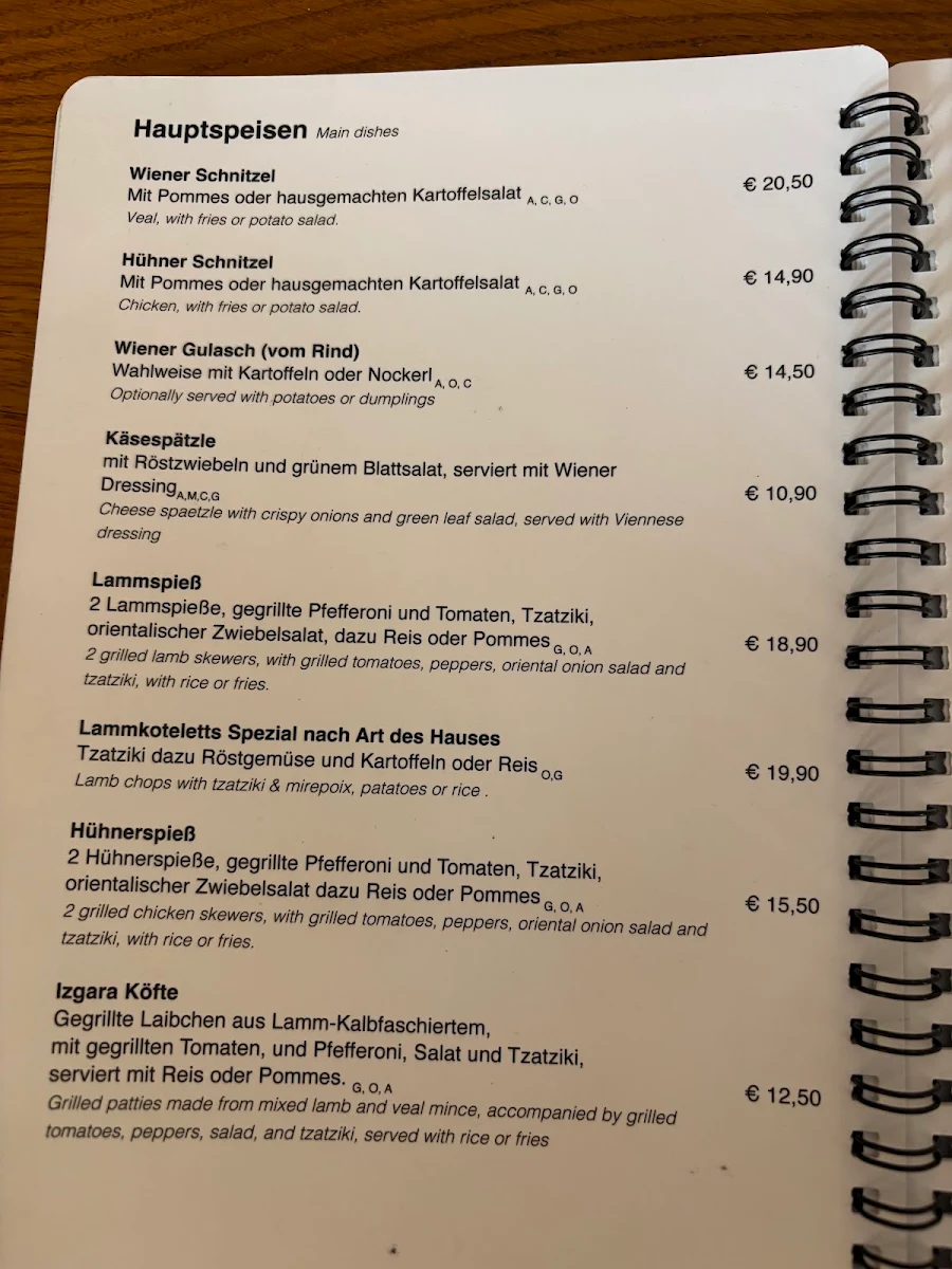 Speisekarte photo 9