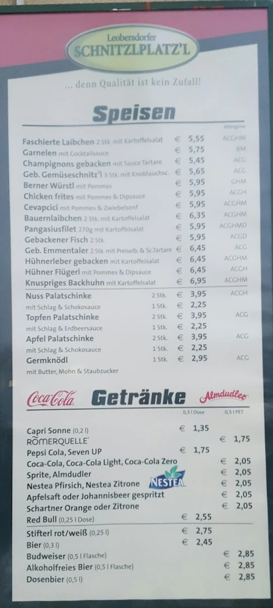 Speisekarte photo 3