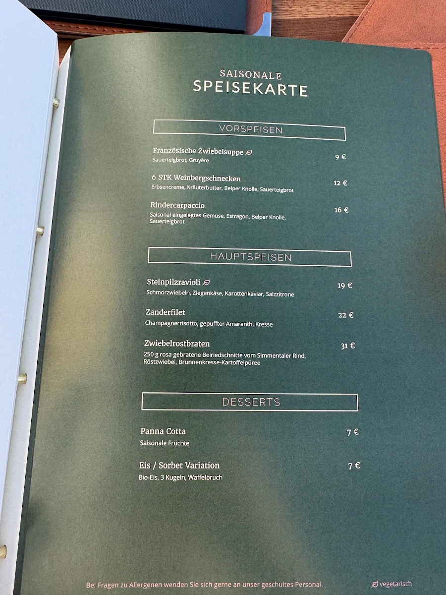 Speisekarte photo 2