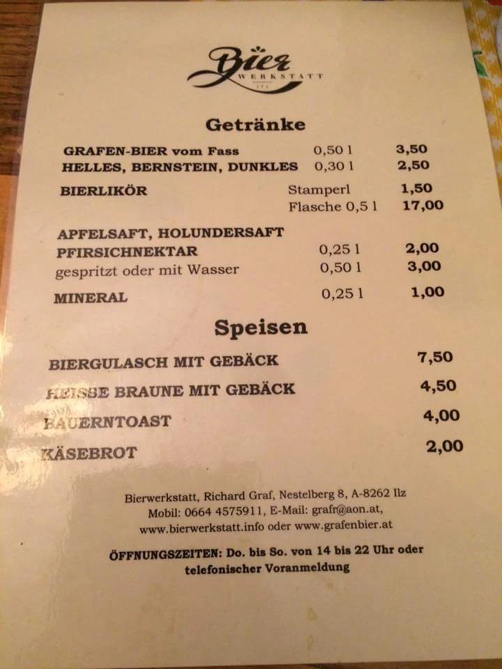 Speisekarte photo 1
