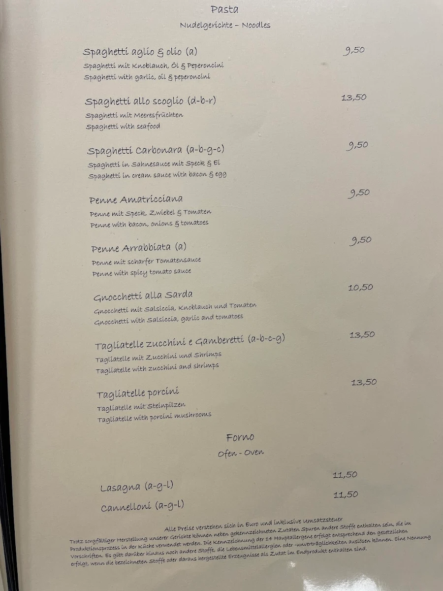 Speisekarte photo 1