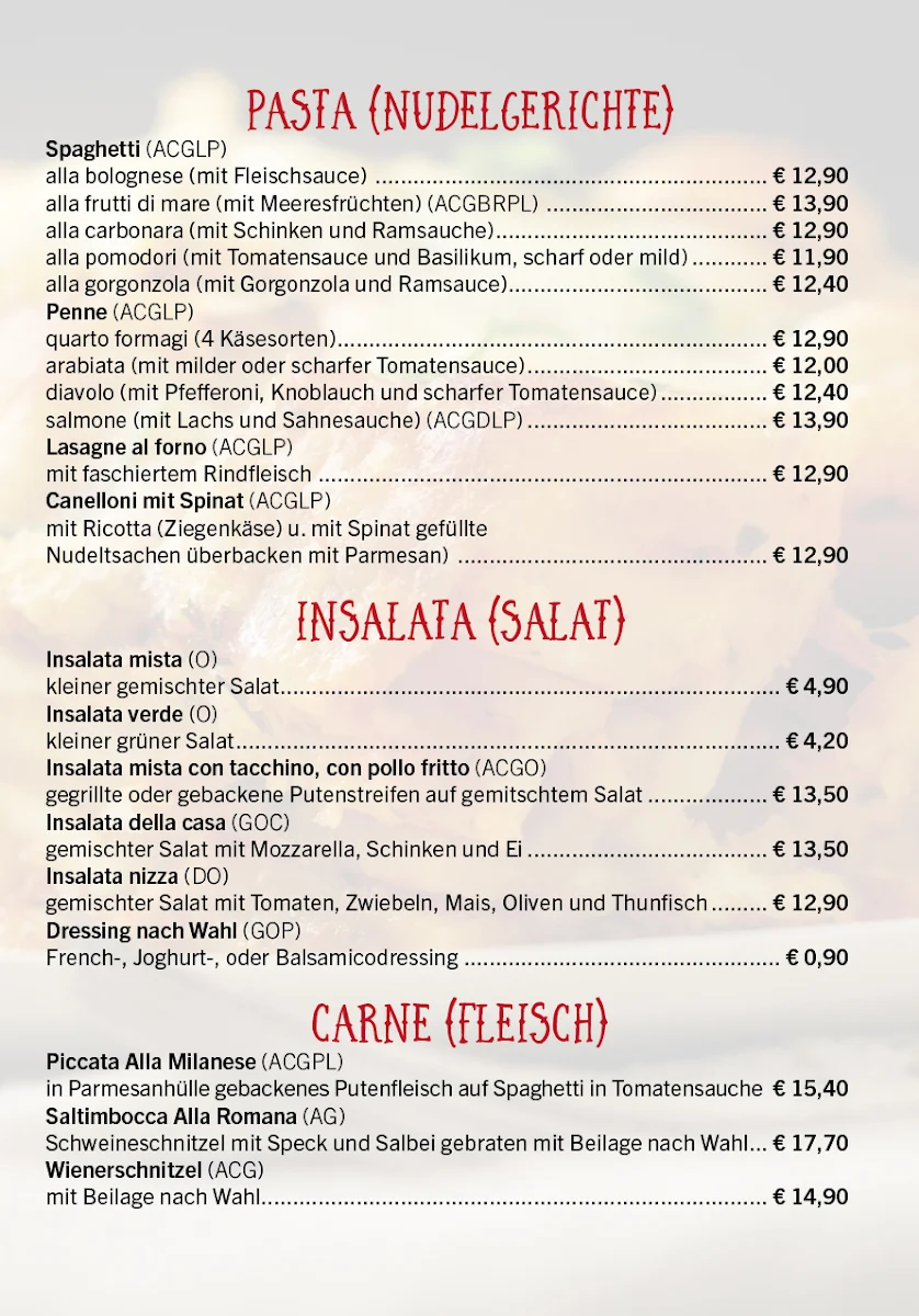 Speisekarte photo 2