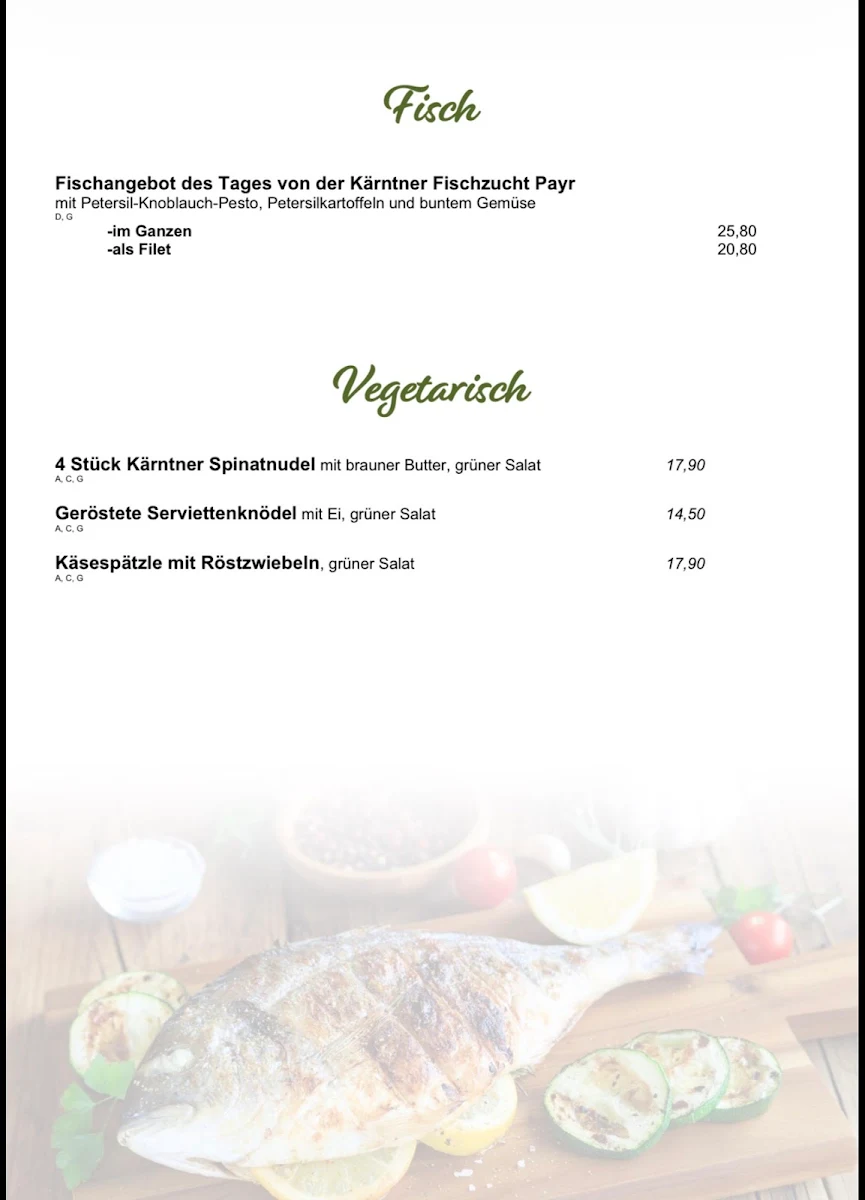 Speisekarte photo 3