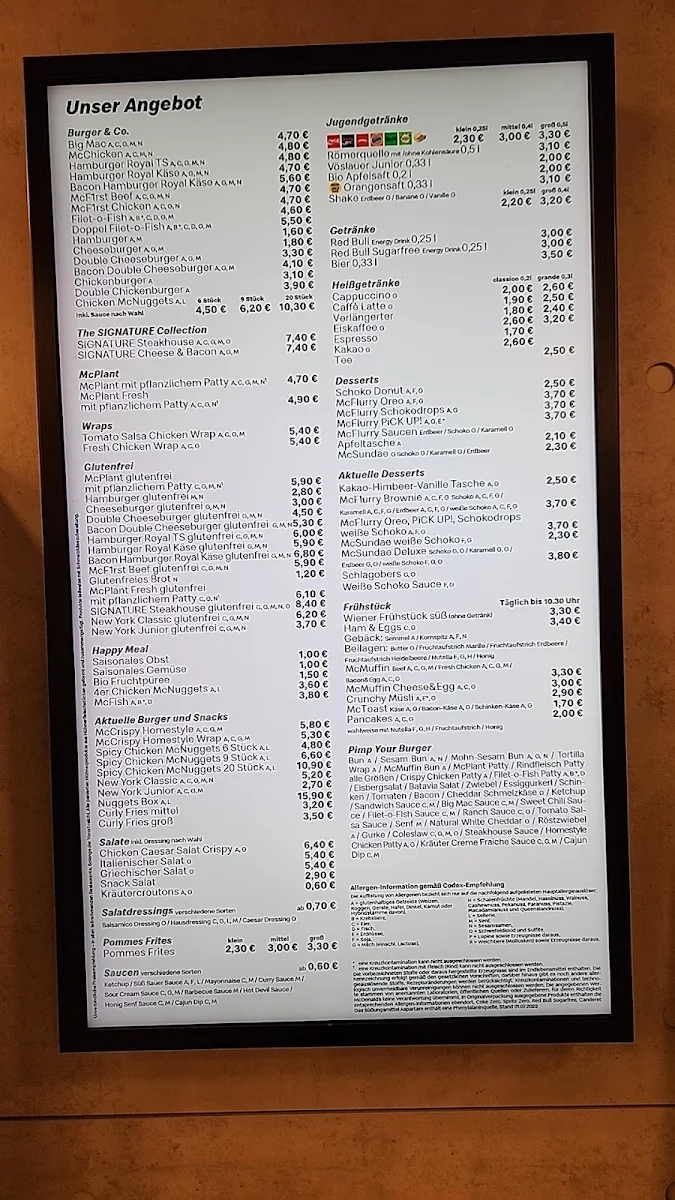 Speisekarte photo 1