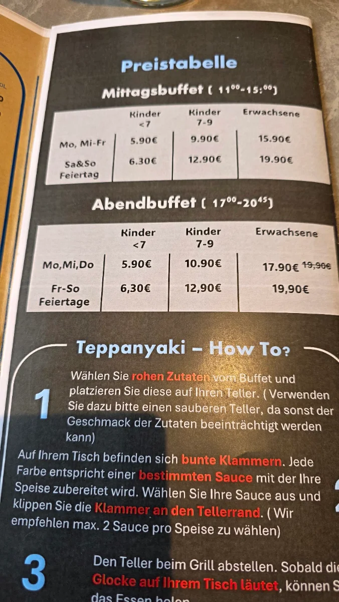 Speisekarte photo 9