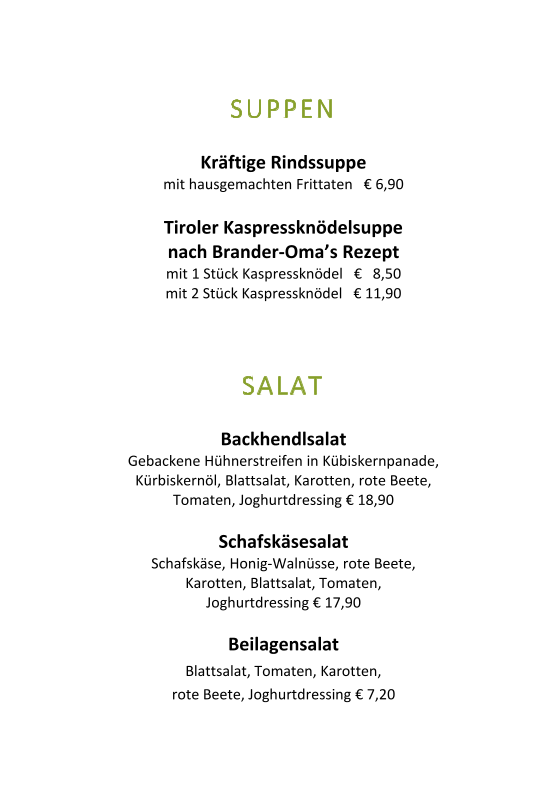 Speisekarte photo 6