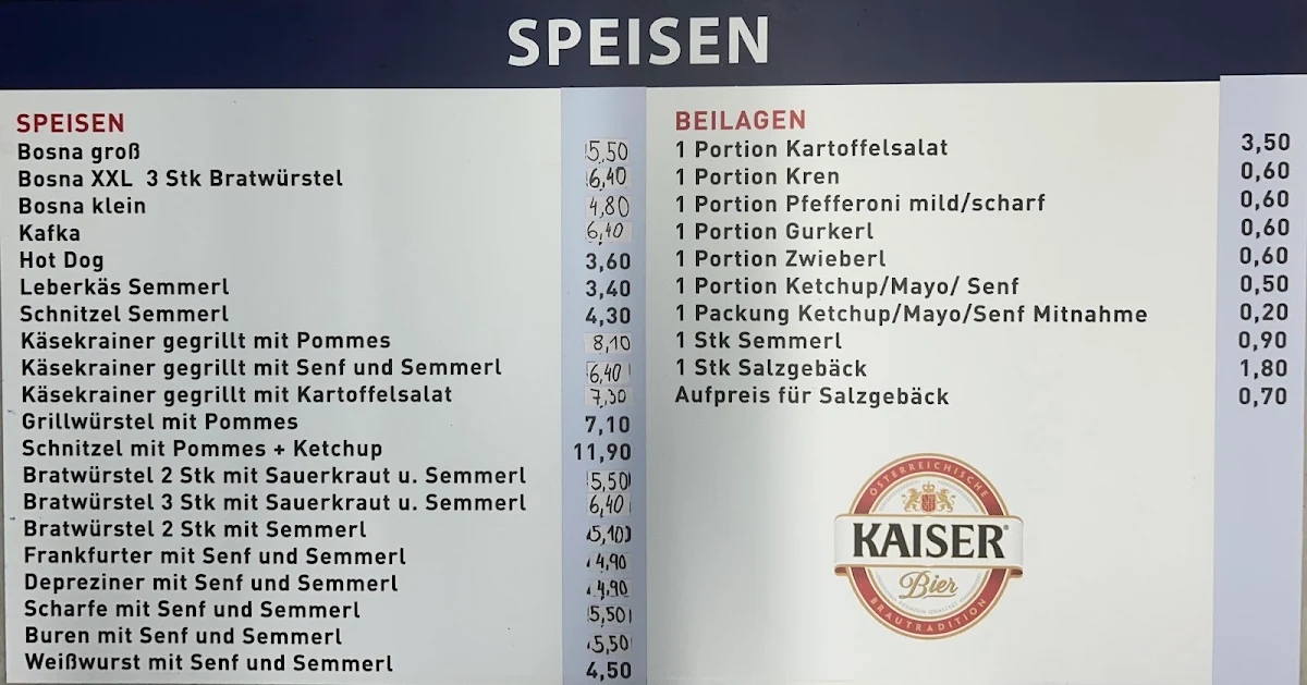 Speisekarte photo 1