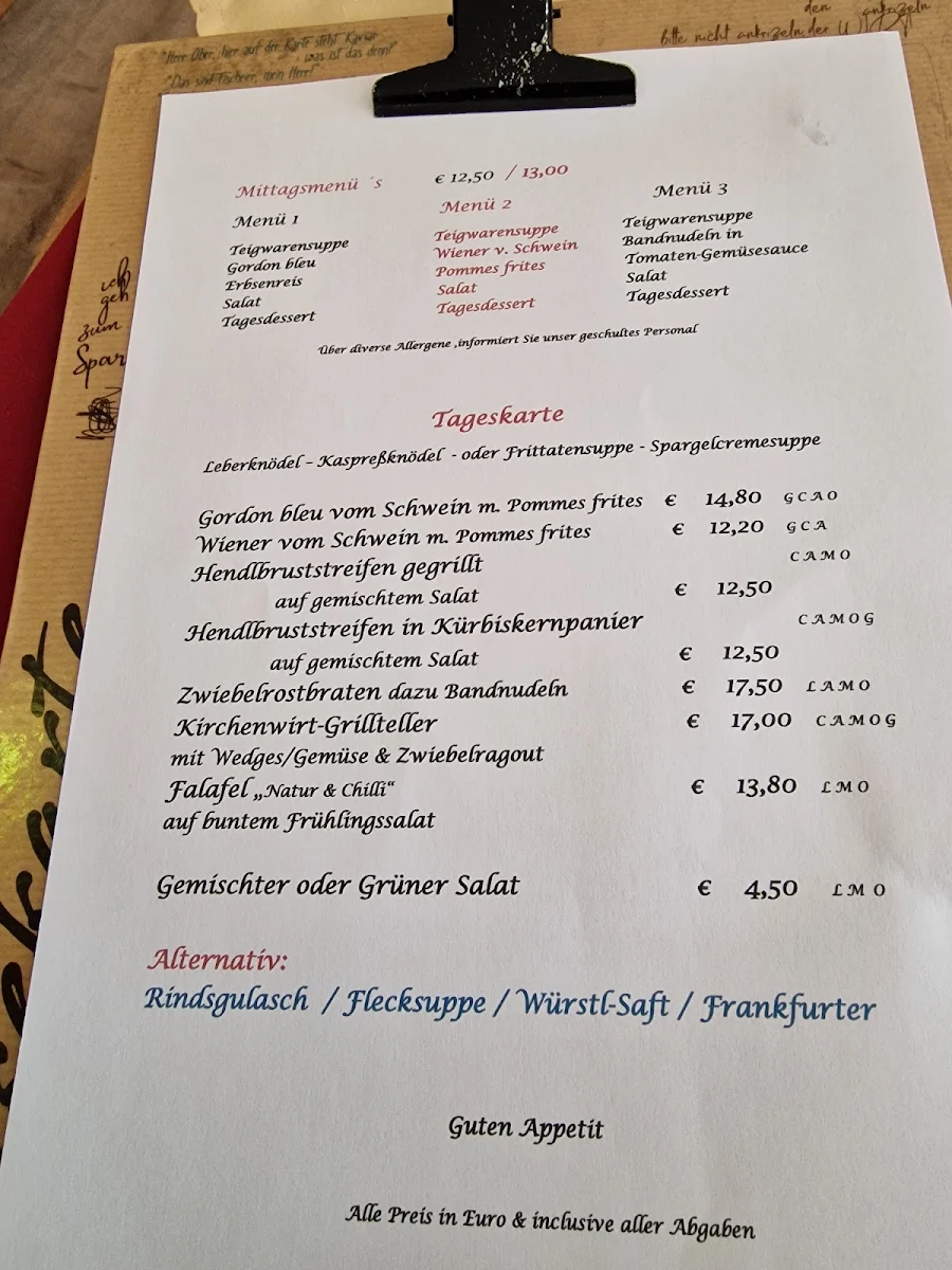 Speisekarte photo 2