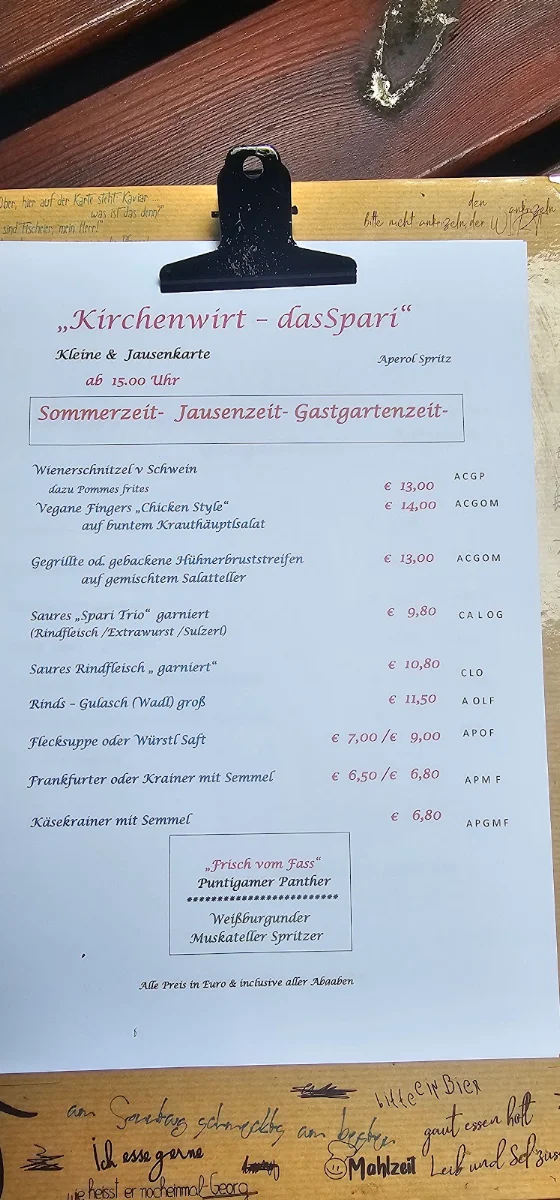 Speisekarte photo 3