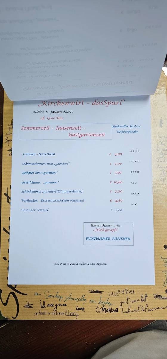 Speisekarte photo 5