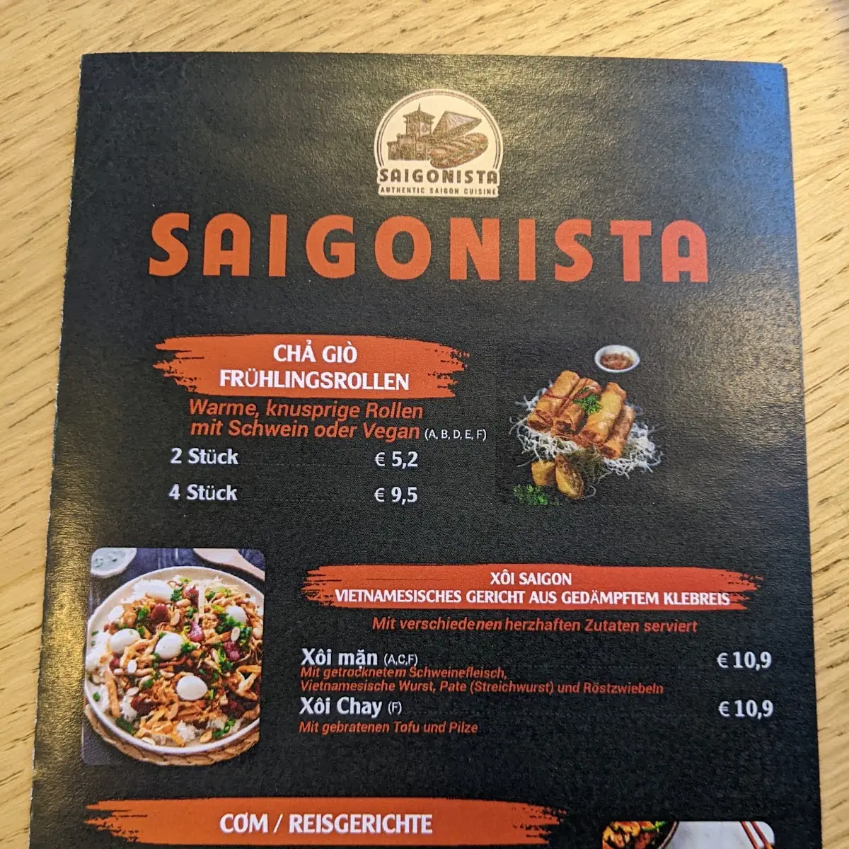 Speisekarte photo 7