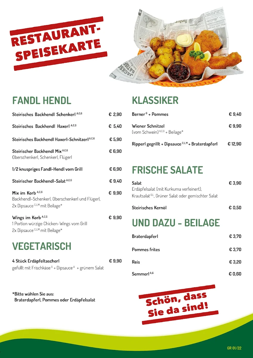 Speisekarte photo 1