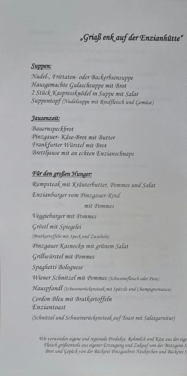 Speisekarte photo 1