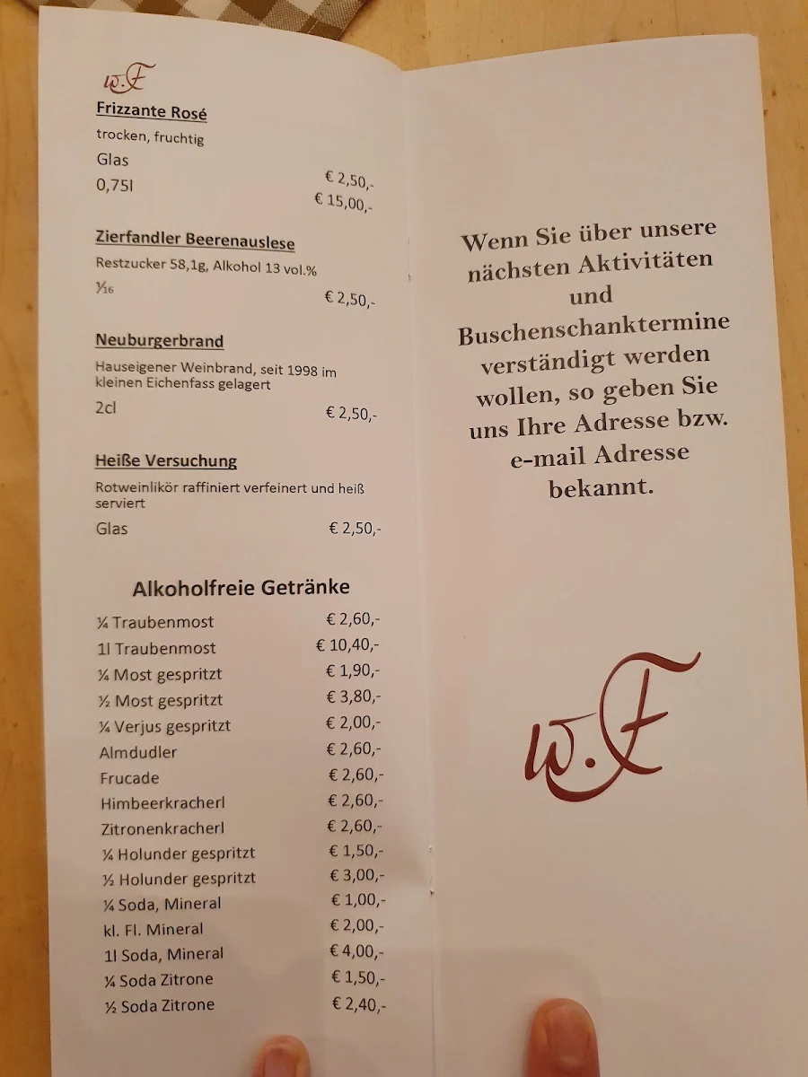 Speisekarte photo 1